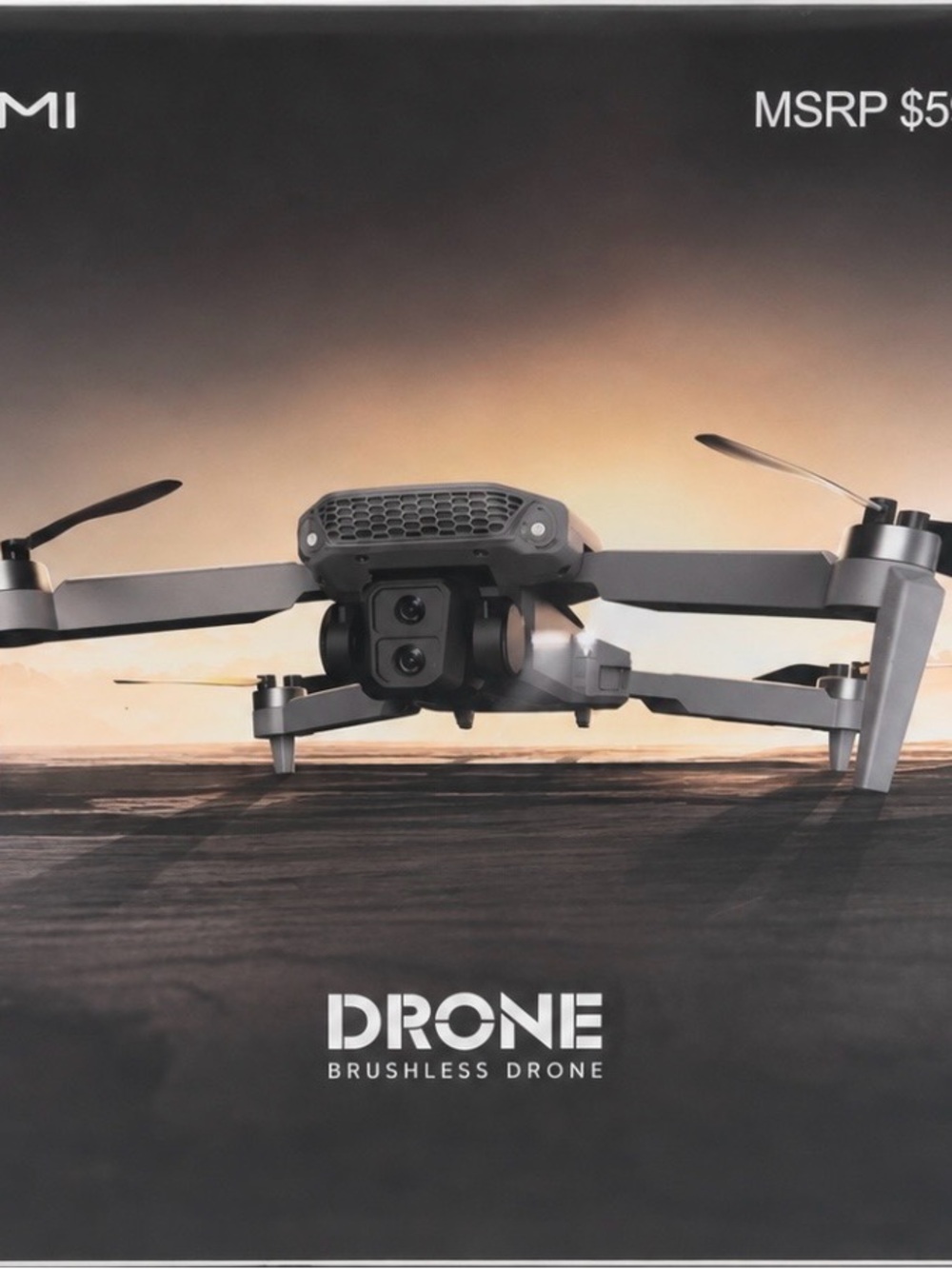 YOMI Brushless Foldable Camera Drone - Gray